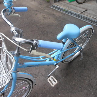 子供用自転車 22インチ 水色 タイヤ新品☆