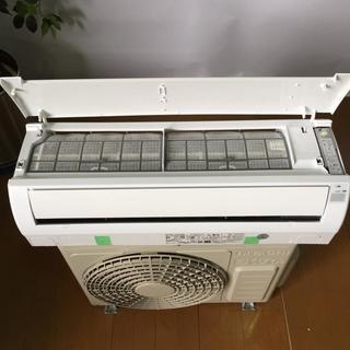 日立 HITACHI エアコン 白くまくん RAS-A22E W ホワイト 2016年製 室外 