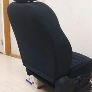 日産 AK12 K12 マーチ 12SR フロント シート 運転席 助手席 左右 クレー系＆青系 穴破れなし 比較的キレイ 良好