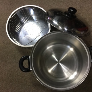 FREIZ 蒸し器付き鍋　26㎝　深型万能鍋　R-634 美味し...