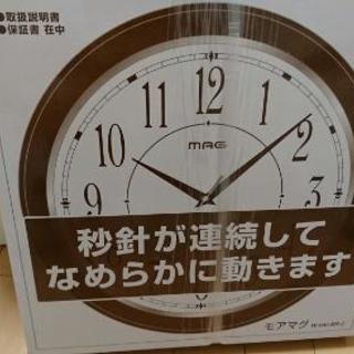 【新品】木目調フレームの掛け時計