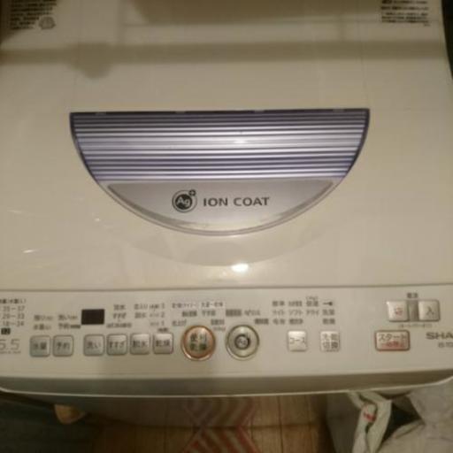 SHARP2013年製造5.5kg洗濯機