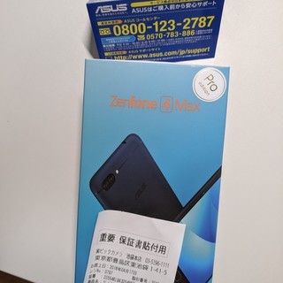 Zenfone 4 Max Pro 新品　SIMフリー　スマホ　...