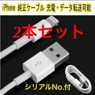 iPhoneLightningケーブル正規品(2本) iOS 1...