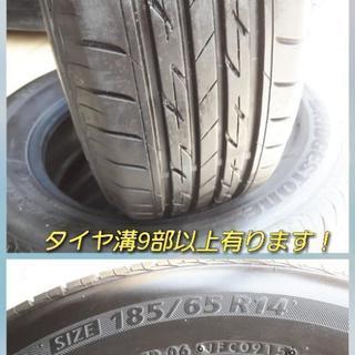 185/65R14 全込み！タイヤ交換＋バランス調整＋エアーバルブ新品交換＋