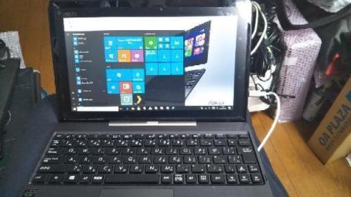 (完売御礼)ASUS TransBook  T100T  キーボード付タブレットWindows10  10.1 インチ 32GB＋500GB