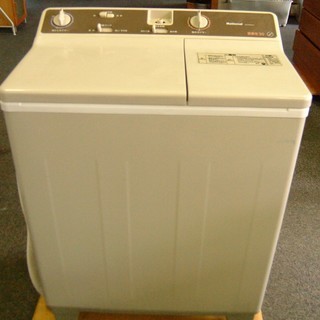 0円！ ナショナル　二槽式洗濯機　3kg　98年製  NA-W30A2