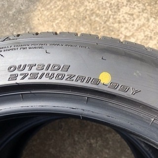 ファルケン 275/40R18 新品同様 タイヤ2本