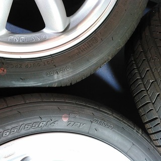 ジーノ純正【美品/4本】 ミニライト L700 ミラ純正 2017年【~99％富山】ダイハツ純正アルミホイール　 ムーブ アトレー エッセ ネイキッド ムーヴ 165/55R14