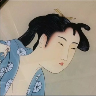 ☆レア☆ 河鍋暁斎 ガラス絵