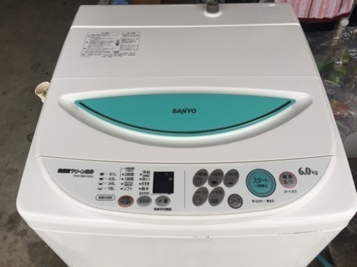 08年 SANYO 6.0キロ 洗濯機