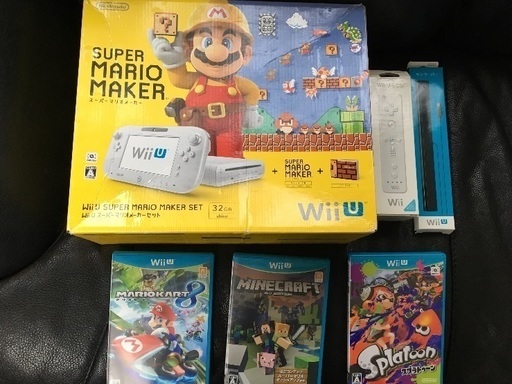 Wii U 本体 ➕ コントローラ1本 ➕ ソフト3本 セット