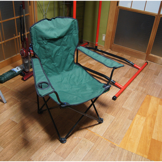 アウトドア 釣り キャンプ ノーブランド　折り畳み椅子 中古 汚れあり