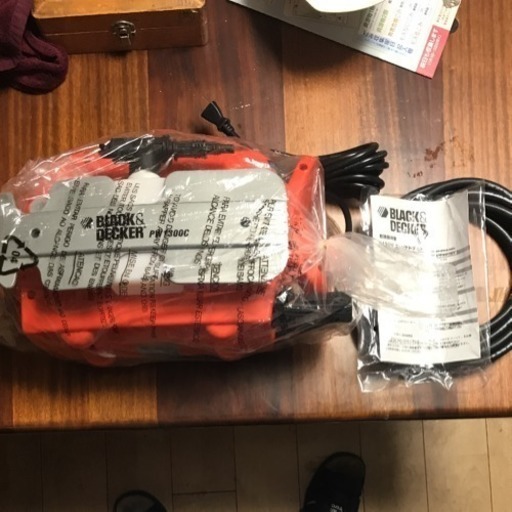 高圧洗浄機 コンパクトフィット ブラック\u0026デッカー  ＰＷ1300Ｃ