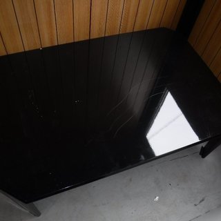 折りたたみテーブル 黒