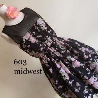 MIDWESTMID 603  花柄 sexy 透け ノースリー...