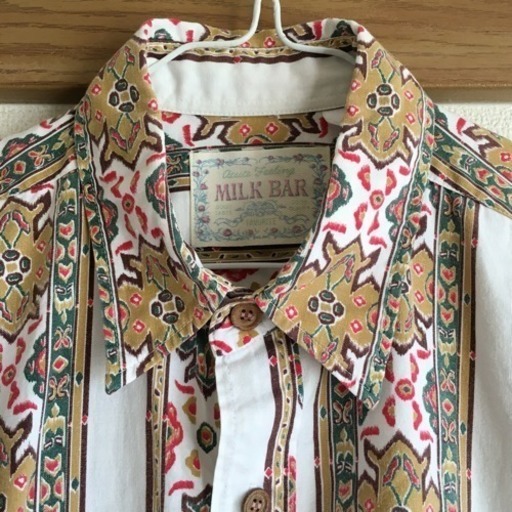 80s ヴィンテージ 柄シャツ 程度 クロネコ 酒殿のシャツ メンズ の中古 古着あげます 譲ります ジモティーで不用品の処分