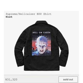 Supreme 18SS Hellraiser BDU Shirt Black Large 新品未使用品