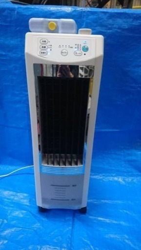 冷風扇］2017年製 スリム冷風扇 リモコン 保冷剤パック付 VL-DCR01 タイマー有 タワー型