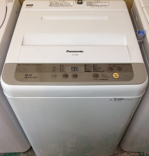 【送料無料・設置無料サービス有り】洗濯機 2016年製 Panasonic NA-F60B9 中古