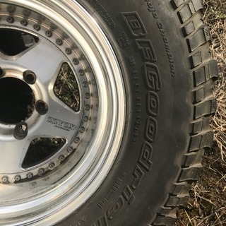 ランクル等に  マッドタイヤアルミセット