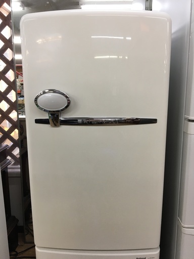 希少品□ レトロ 【 National 】ナショナル 162Ｌ 2ドア WILL FRIDGE