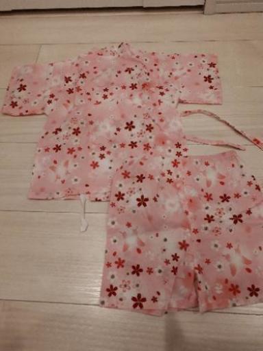 甚平女の子80 りりあや 大崎のキッズ用品 子供服 の中古あげます