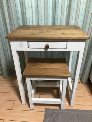 ドレッサー☆一口コンセント付☆ハンドメイド☆美品☆