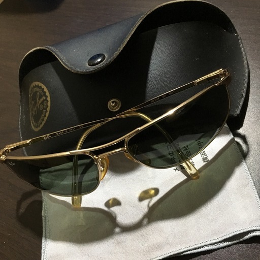 Ray-Ban (レイバン) サングラス ゴールドフレーム RB3147 001 MADE IN 