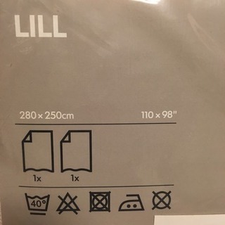 IKEA レース カーテン 未開封 ２つセット