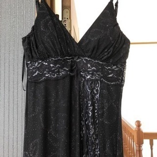 ブラック ロングドレス
