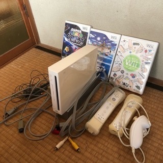 Wii 本体+ソフト３本