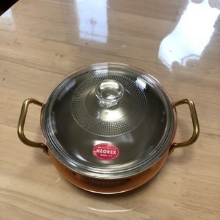 商談中。銅製の鍋
