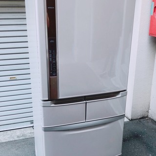 中古！札幌送料無料　日立 HITACHI　R-S500CM 　真空チルドSL冷蔵庫 (501L・右開）
