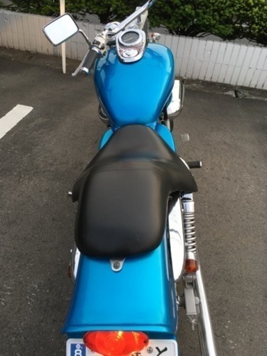 マグナ250 キャンディブルーのフレイク塗装済み