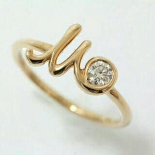 FOREVERMARKイニシャルリング☆ピンクゴールド.。.:*♡