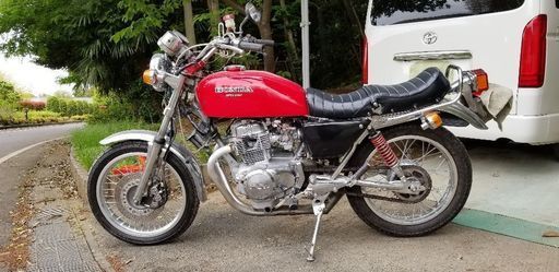 CB250T CB400F仕様　250登録