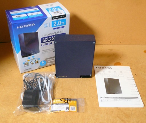 アイ・オー・データ I・O DATA HDL-T2NV LAN DISK LAN接続ハードディスク◆繋いですぐに使える
