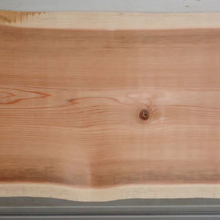 杉、テーブル、座卓、ベンチ等にどうぞ、幅広、両耳付き加工板