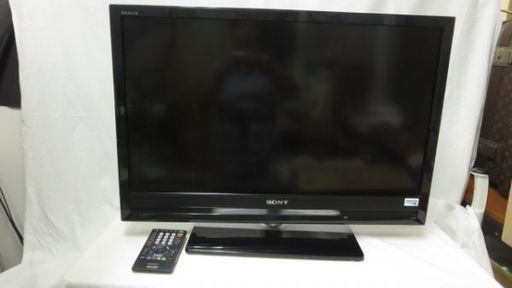 4288 ソニー SONY 32V型 ハイビジョン 液晶 テレビ BRAVIA KDL-32F1 リモコン付き