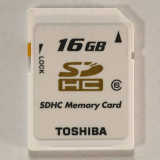 ＳＤＨＣメモリーカード　TOSHIBA SD-F16G