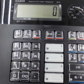 美品 CASIO カシオ 電子レジスター 18CR 清掃済 実働品 Amazon | カシオ 電子レジスター 18CR ブラック [電子レジスター