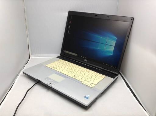 激安6,000円!!Windows10●ネット、ＤＶＤ再生、ＣＤ－ＲＷ書き込み、Youtube対応●富士通　FMV-E8240●Windows10 64bit メモリ2ギガ DVD●Core2Duo T7100 1.80ギガ HDD80GB●office2013互換対応●