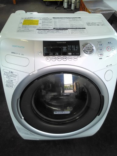 TOSHIBA　TW-Z8000L　洗濯9.0kg 乾燥6.0kg 2010年製ドラム式洗濯機