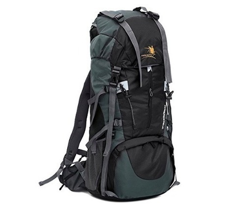 登山リュック　防水大容量旅行用バックパック　キャンプ ハイキング　クライミング　アウトドアバッグ56-75L