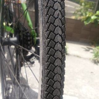 Intertec自転車　グリーンなクロスバイク