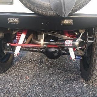 ジムニーjb23リアバンパーLEDバックランプ付き(マッドブラック)