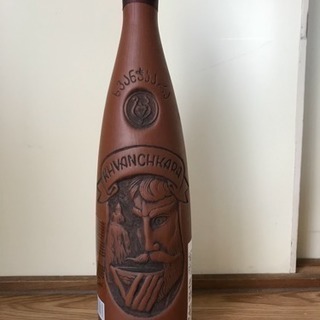 グルジアワイン（ジョージアワイン）フヴァンチカラ 陶器ボトル空瓶