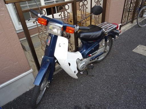 ★終了★スーパーカブ　50　カスタム★４速　セル付き★HONDA★ホンダ★ノーマル★ジャンク☆さいたま市桜区役所近くに有ります。