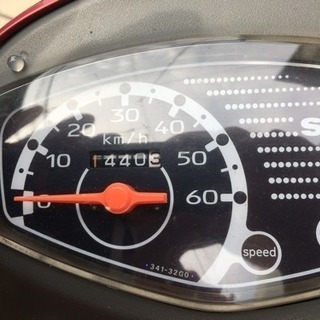 原付 50cc レッツ4 低走行距離 最高速60km出ます。